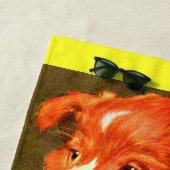 Banjo puppy strandlaken (In situ)