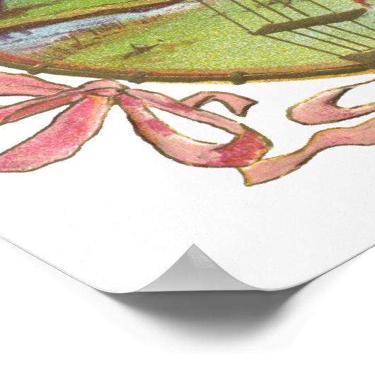 Banjo Ribbons Poster (Hoek)