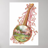 Banjo Ribbons Poster (Voorkant)