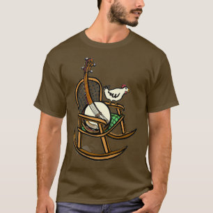Banjo Rocking op Blue Ridge Mountain T-shirt