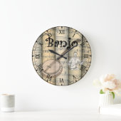 Banjo ~ Rollend vel Music ~ Uniek ~ Grote Klok (Huis)