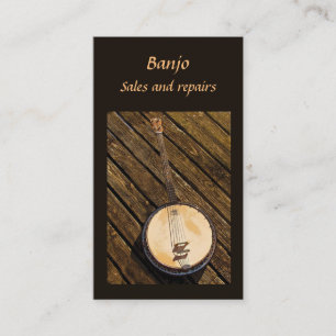 Banjo Sales and Repairs Visitekaartje