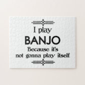 Banjo - Speel zelf Funny Deco Music Legpuzzel (Horizontaal)