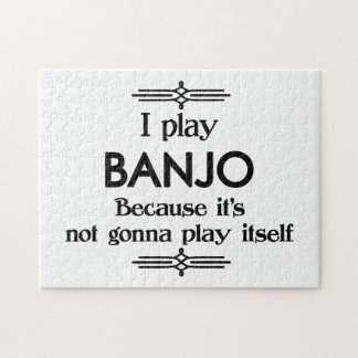 Banjo - Speel zelf Funny Deco Music Legpuzzel