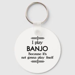 Banjo - Speel zelf Funny Deco Music Sleutelhanger