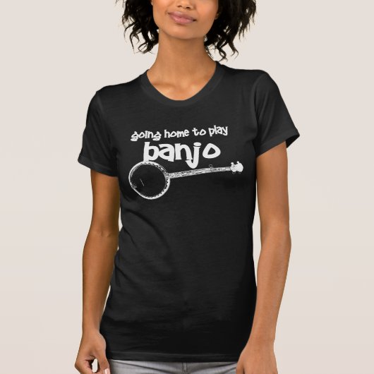 Banjo spelen t-shirt (Voorkant)