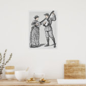 banjo spelers print (Keuken)