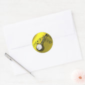 *BANJO-STICKER RONDE STICKER (Envelop)