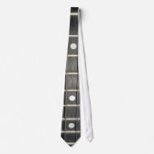 Banjo Strings Fretboard Musicians Necktie Stropdas (Voorkant)