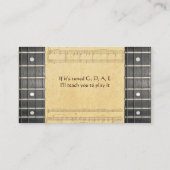 Banjo Strings Fretboard Visitekaartjes (Achterkant)