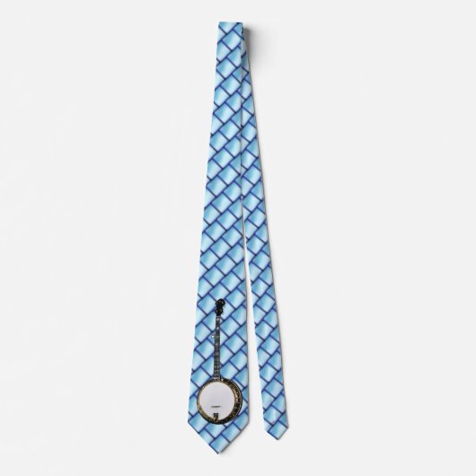 BANJO - STROPDAS-ON BLUE STROPDAS (Voorkant)