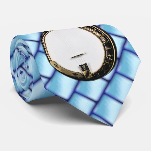 BANJO - STROPDAS-ON BLUE STROPDAS (Opgerold)