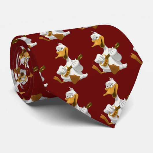 Banjo-Strummin' Duck Stropdas (Opgerold)