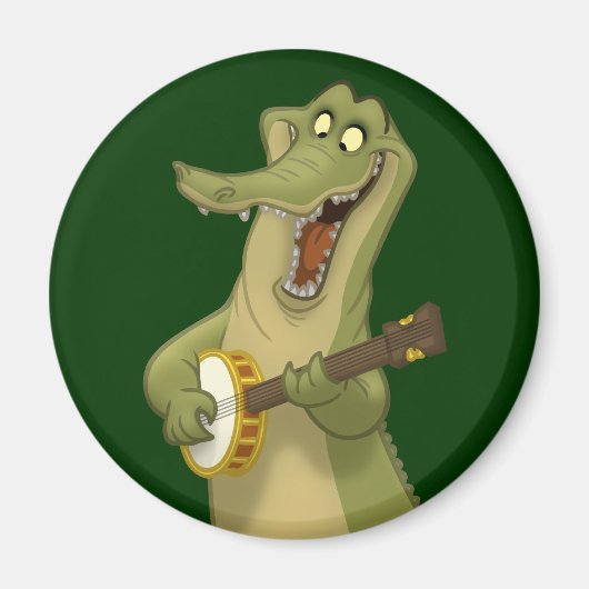 Banjo-Strummin' Gator magneet (Voorkant)
