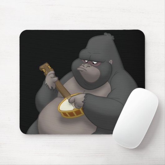 Banjo-Strummin' Gorilla Mousepad Muismat (Met muis)