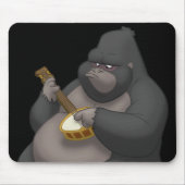 Banjo-Strummin' Gorilla Mousepad Muismat (Voorkant)