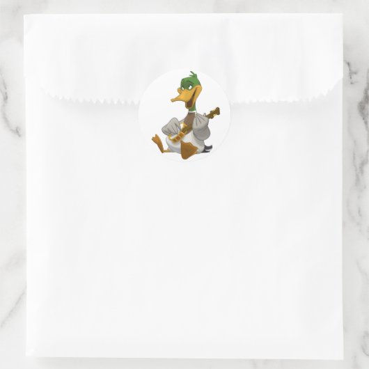 Banjo-Strummin' Mallard Stickers (Tas)