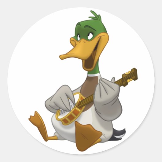 Banjo-Strummin' Mallard Stickers (Voorkant)