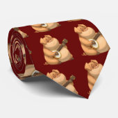 Banjo-Strummin' Pig Stropdas (Opgerold)