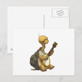 Banjo-Strummin’ Tortoise Briefkaart (Voorkant / Achterkant)