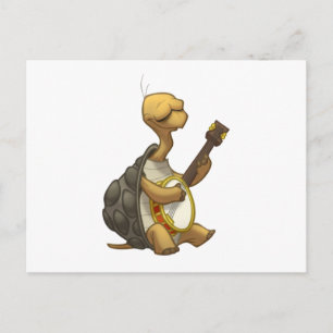 Banjo-Strummin’ Tortoise Briefkaart