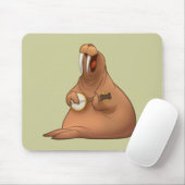 Banjo-Strummin' Walrus Mousepad Muismat (Met muis)