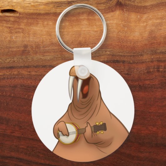 Banjo-Strummin' Walrus Sleutelhanger (Voorkant)