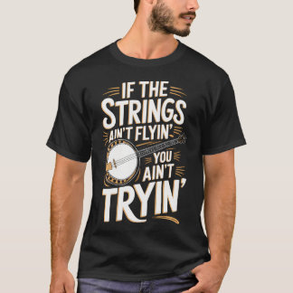 Banjo Vingerplukken - Bluegrass Folk Country T-shirt