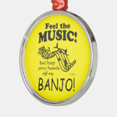 Banjo voelt de muziek metalen ornament (Links)