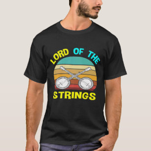 Banjo voor muziekMannen Lord of Strings T-shirt