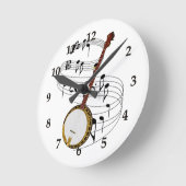 Banjo Wall Clock Ronde Klok (Hoek)