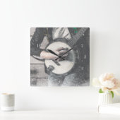 Banjo Wall Clock Vierkante Klok (Huis)