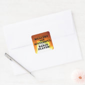 Banjo Wealthy & Successful Square Sticker (Envelop)