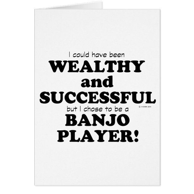 Banjo Wealthy & Succesvol (Voorkant)