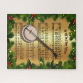 Banjo ~ "Wij wensen u een prettige kerstdag" ~ Legpuzzel (Horizontaal)