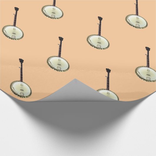 Banjo Wrapping Paper Cadeaupapier (Hoek)