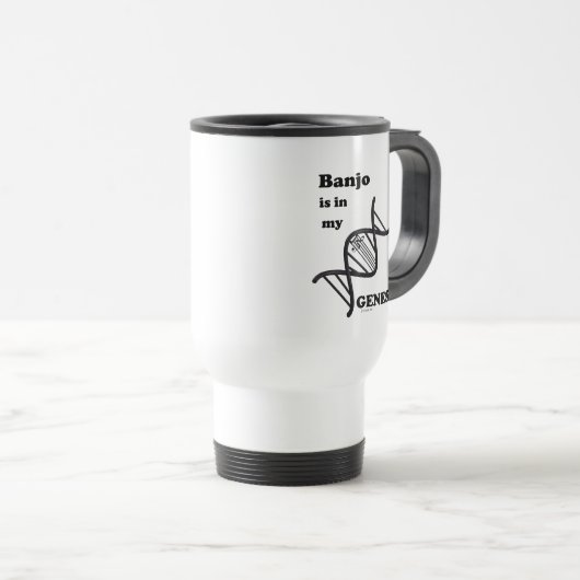Banjo zit in mijn genen! Travel Mug Reisbeker (Voorkant rechts)