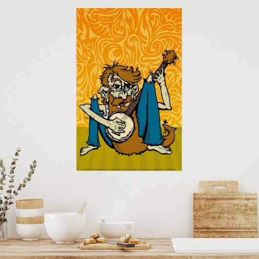 banjoman poster (Keuken)