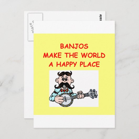 banjos briefkaart (Voorkant / Achterkant)