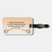 Banjos Music Instruments Bagagelabel (Achterkant horizontaal)