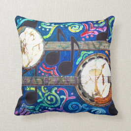 Banjos Polyester Sierkussen 16 x 16 inch