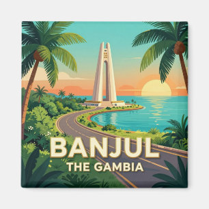 ☀️ Banjul West African Waterfront Reis Magneet