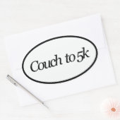 bank 5k ovale sticker (Envelop)