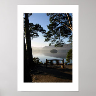 Bank bij Friar's Crag: Derwentwater Poster