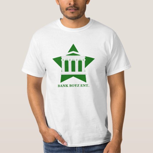 Bank Boyz - White T T-shirt (Voorkant)