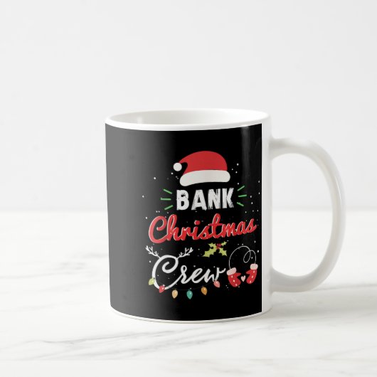 Bank Christmas Crew Funny Banker Matching  Koffiemok (Rechts)