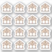 Bank Geld Spaar Tracker Financieel Bujo Planner  Sticker (Voorkant)