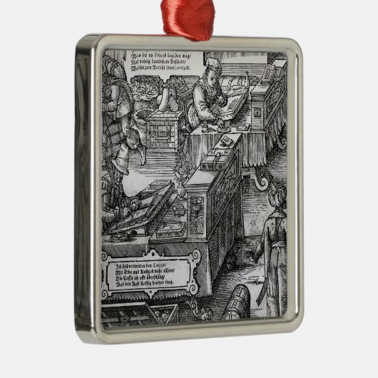 Bank Interior Metalen Ornament (Rechts)