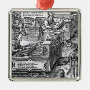 Bank Interior Metalen Ornament