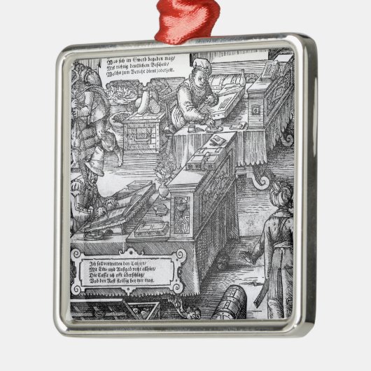 Bank Interior Metalen Ornament (Links)